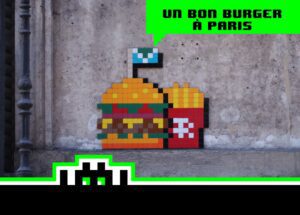 Où manger un bon burger à Paris ? Les meilleures adresses de la communauté des chasseurs de Space Invaders.