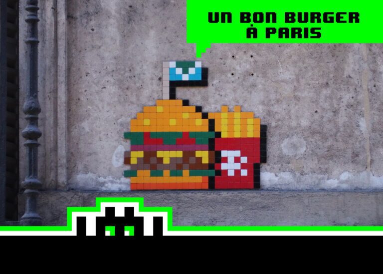 Où manger un bon burger à Paris ? Les meilleures adresses de la communauté des chasseurs de Space Invaders.