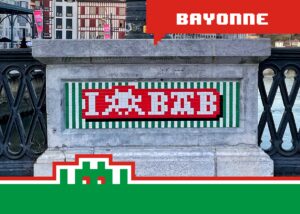 Chasse aux Space Invaders à Bayonne
