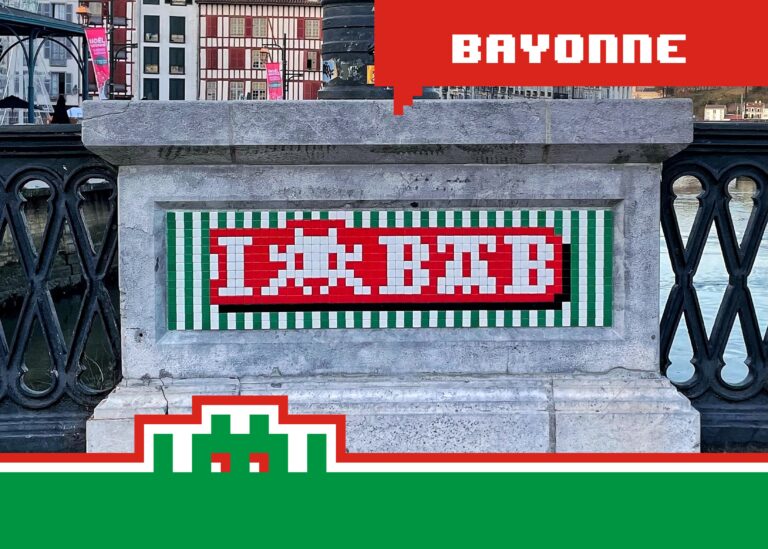 Chasse aux Space Invaders à Bayonne