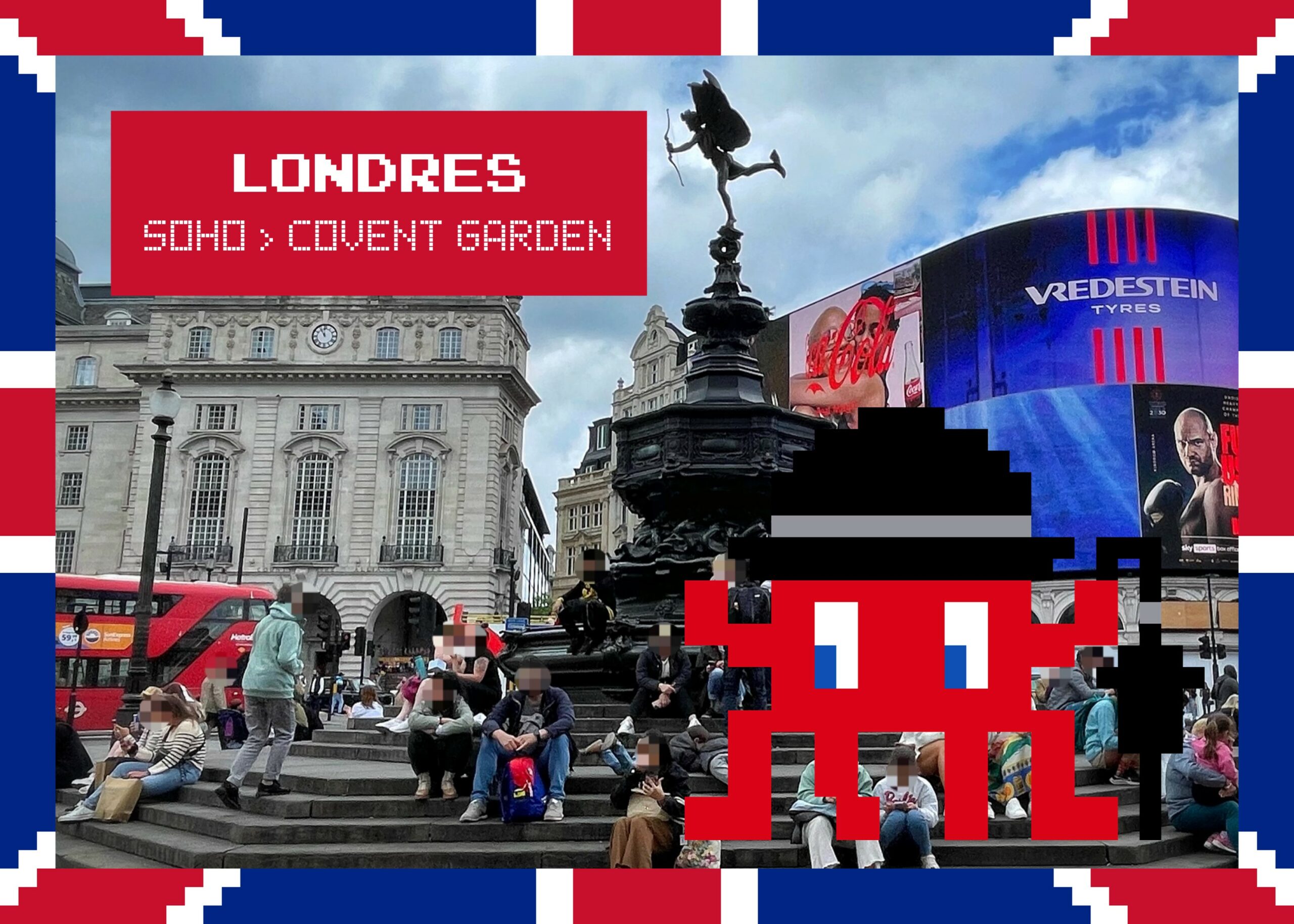 Pixel Hunting Couverture Europe Londres Soho – Covent Garden 191225