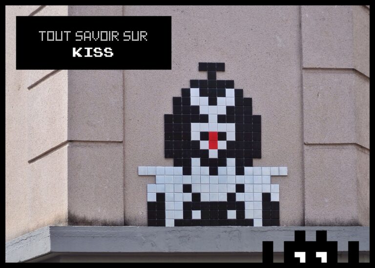 Tout savoir sur le groupe KISS : Invader en colle le portrait en pixel art à Amiens. Mais vous, les connaissez-vous vraiment ?